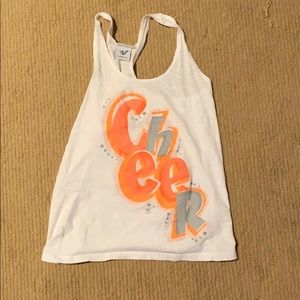 cheer strapless shirt